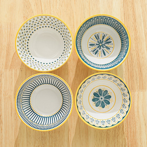 Nordic Japandi Design Disposable Ceramic Dinnerware Set Small Home or Business Use Elegant Bowls and Plates in Plant Gift <b>Box</b> - Product Image 3