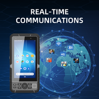 R60 Android 13 PDA Industrial Portátil de 5.5 Pulgadas, Batería de 9000 mAh, 8 GB de RAM, WiFi, Lector de Códigos QR, UHF, RFID, Escáner Robusto Profesional