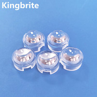 Lentilles LED de petite taille de 12 mm de diamètre, lentille optique LED à 60 degrés, compatible avec les LED P4 haute puissance