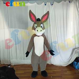 Efun MOQ 1 PC personalizado felpa divertido <span class=keywords><strong>Animal</strong></span> caminando burro mascota disfraz para la venta - Product Image 1