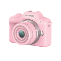 Appareil photo numérique miniature pour enfants DC30, vidéo 1080P, 2MP CMOS, forme de bouton, appareil photo de poche, MicroSD en option, décoration de poupée ABS, WiFi 180