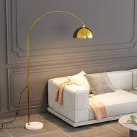 Nordique minimaliste Led pêche forme salon lampadaires hauteur réglable étude lampe de lecture chambre lampes de chevet