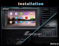 Erisin ES9036U Autoradio universel 2DIN Android 16 7 pouces 8 Go 128 Go pour Nissan avec CarPlay sans fil DSP GPS 4G Octa Core
