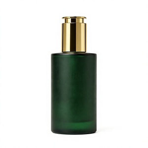 Nouvelle mode – Flacon compte-gouttes en verre dépoli vert 30 ml, estampage à chaud, marque <span class=keywords><strong>Keyo</strong></span>, pour huiles essentielles, soins capillaires, soins de la peau, faux cils - Product Image 4