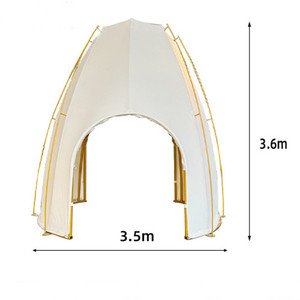 Carpa de Safari para Exteriores, Diseño para Glamping, para Restaurantes, Campamentos, Resorts, Hoteles, Material de Lona, Estructura de Una Habitación - Product Image 4