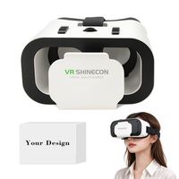 Casque VR 3D Version Améliorée 2026, Lunettes de Réalité Virtuelle 3D avec Sangle en T Réglable, Boîtier de Jeu VR pour Différents Utilisateurs