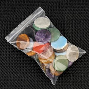 <span class=keywords><strong>Pierre</strong></span> précieuse <span class=keywords><strong>naturelle</strong></span> Wafer énergie sculpté écologique pendentif 30mm lettrage bijoux à bricoler soi-même accessoires ornements en gros - Product Image 4