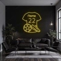 Winbo Dropshipping Custom Nama Perusahaan Logo Taman Hiburan Barbershop Bar Tanpa Minimum Order Drop Shipping Lampu LED Neon Sign Custom