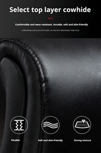 Sillas De Oficina Có Thể Điều Chỉnh Và Xoay Da Thoải Mái Ghế Văn Phòng Ghế Chủ Tịch Sản Xuất Tại Trung Quốc Nội Thất Văn Phòng - Product Image 4