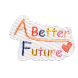 Parches Bordados Duo <span class=keywords><strong>Kuu</strong></span>, Accesorios para Prendas, Etiquetas Adhesivas de Tela de Poliéster con Diseño de Arcoíris Original en Inglés - Product Image 5