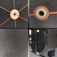 Rotor déshydratant industriel haute performance à structure en acier inoxydable, tamis moléculaire en gel de silice modifié en nid d'abeille pour équipement