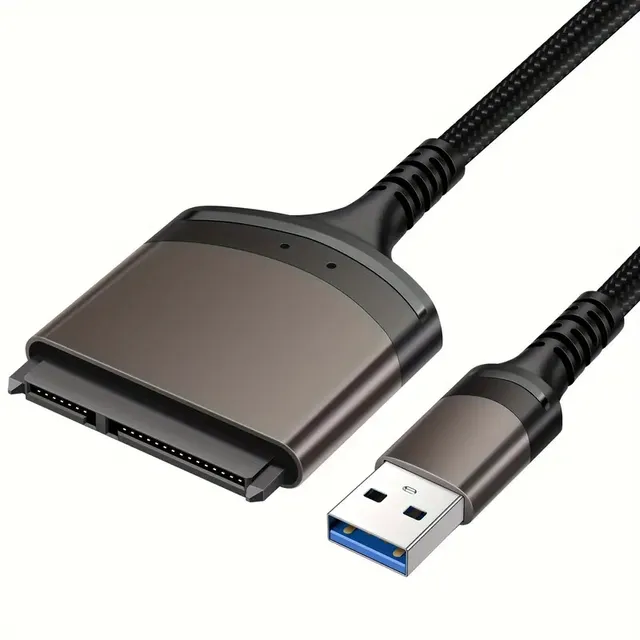 SATA To USB A/USB C Adapter Cable Hard Drive Reader, USB A 3.0 To 2.5 "SATA III Hard Drive Adapter External Converter