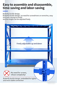 رفوف تخزين متينة للمستودعات، رفوف عرض للمتاجر، أرفف تكديس ورفوف للمستودعات - Product Image 4