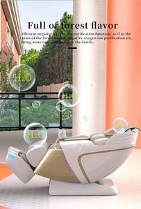 Luxus-Massagesessel Ganzkörper Bluetooth Druckpunkt-Fingerdruck 4D Schwerelosigkeit <span class=keywords><strong>Dual</strong></span>-Core Massagesessel PU-Leder Vibration - Product Image 6