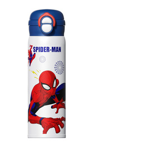 Botella de Agua Infantil con Aislamiento Térmico, Diseño de Mickey, Minnie y Spider-Man, Termo de Acero Inoxidable con Doble Función y Pajita - Product Image 5