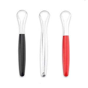 Excelente revisión Depresor de lengua profesional Limpiadores de lengua Uso doméstico Equipo de belleza Raspador de lengua de acero inoxidable - Product Image 1