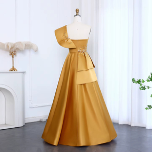 Vestido <span class=keywords><strong>de</strong></span> Fiesta y Boda Jancember LSZ592 Vintage <span class=keywords><strong>de</strong></span> Un Solo Hombro para <span class=keywords><strong>Mujer</strong></span>, Corte en A - Product Image 3