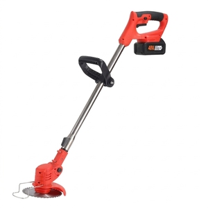 Débroussailleuse sans fil 21V, outils sans fil, coupe-herbe <span class=keywords><strong>à</strong></span> batterie, poignée télescopique, lame en acier, kit de débroussailleuse de jardin OEM - Product Image 3