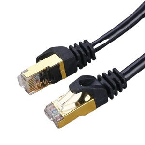 Câble réseau Cat7 blindé double SFTP avec connecteur plaqué or à 8 conducteurs en cuivre pur - Product Image 1