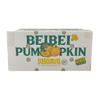 Boîte de manutention pliable en PP alvéolaire, écologique, recyclable et étanche, pour légumes et fruits, modèle citrouille, vente en gros