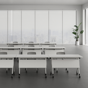 โต๊ะประชุมผู้บริหารแบบพกพา สำหรับ 4 6 8 12 20 คน โต๊ะสำนักงานแบบแยกส่วน เฟอร์นิเจอร์ห้องประชุม โต๊ะห้องประชุม - Product Image 3