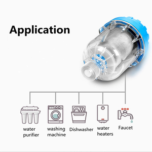 Siliphos hộ gia đình polyphosphate tinh thể lọc nhà ở nhựa lọc nước cho máy giặt pre-lọc Vòi Hoa Sen Lọc - Product Image 3