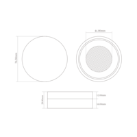 Boîte à poudre libre ronde transparente en plastique avec tamis, emballage cosmétique pour maquillage, directement de l'usine