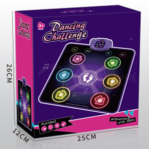 Novedad Gag Electronic Pad Light up 6-Button Wireless Bluetooth Music Dance 5 Modos de juego Light Dancing Blanket Juguetes - Product Image 3