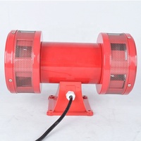 Fabricant de sirènes de moteur électrique couleur rouge haut décibel 130DB AC 110v 220v MS590 sirène à double moteur industriel
