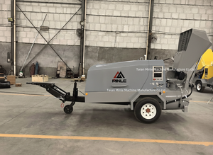 MINLE ML837-DH Máquina Portátil de Enrasado de Pisos Diésel, Motor de 36.8KW, Alcance Horizontal de 180m, Bomba de Cemento y Mortero, Enrasadora Semiseca - Product Image 4