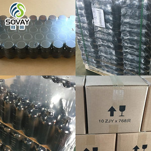 Sang trọng Lọ thủy tinh gói lưu trữ lọ thủy tinh nút chai Top <span class=keywords><strong>Glass</strong></span> Dome <span class=keywords><strong>Jar</strong></span> thực phẩm 300ml 500ml - Product Image 6