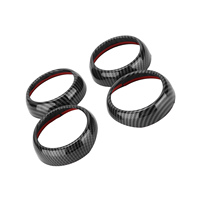 Couvre-aérateurs en fibre de carbone, garnitures de remplacement pour Smart Fortwo/Forfour 453 2015 à 2021