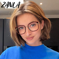 2025 Square Frame Anti Blue Light Blocking Brille zum Fernsehen TR90 Frame Frauen Männer Trendy Augenschutz Optische Brille
