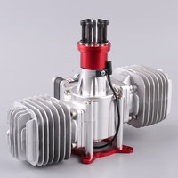 Moteur à essence pour avion modèle réduit RCGF 120cc bicylindre, avion à aile fixe RC