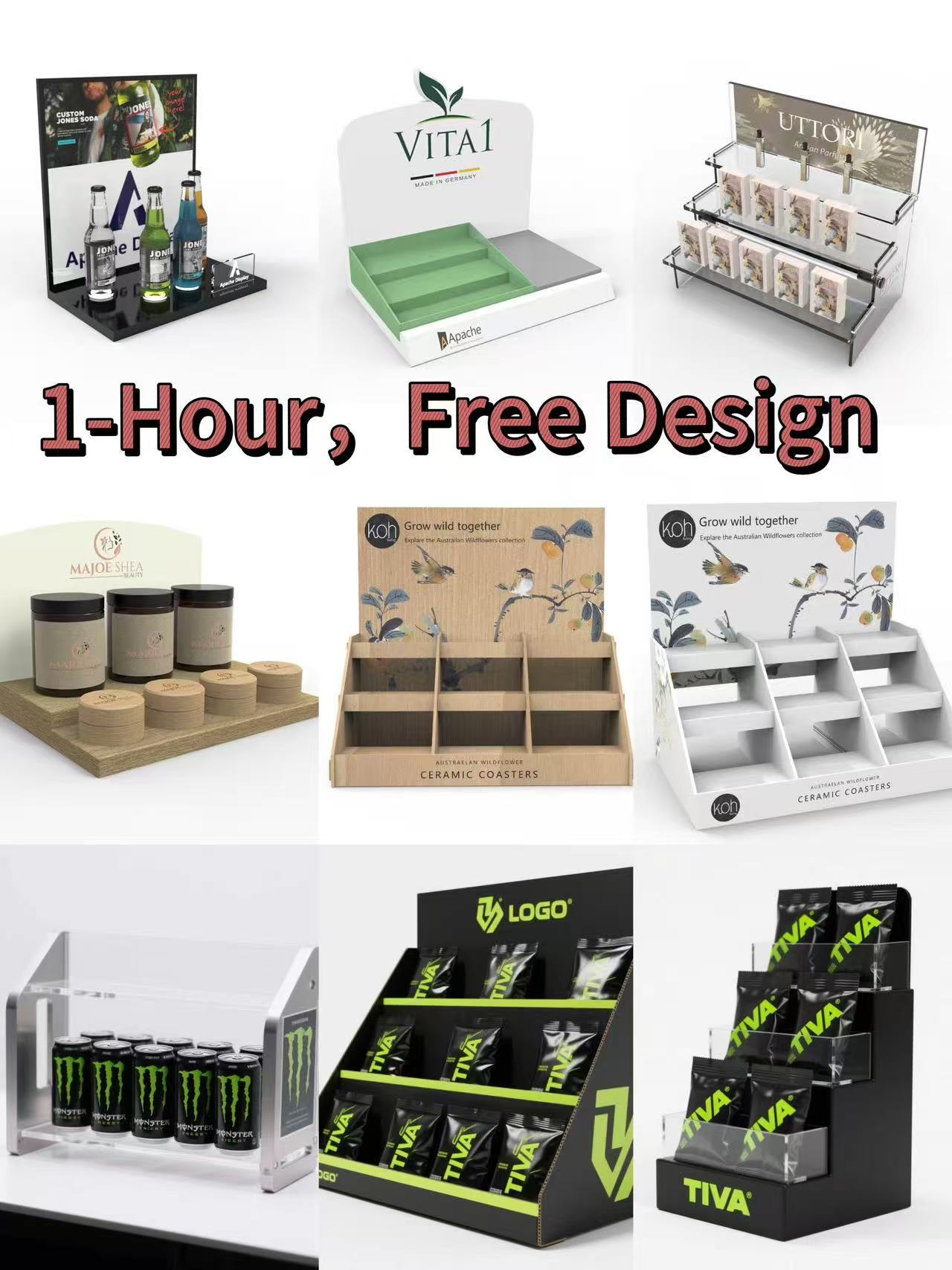 Customized Countertop PVC Fragrance Display Rack for Perfumes & Aromatherapy Easy to Assemble for Boutiques & Retail Stores — view 6