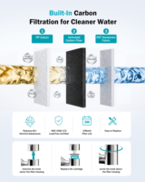 Robinet de cuisine certifié NSF avec filtre à eau et rotation universelle à 1080 degrés
