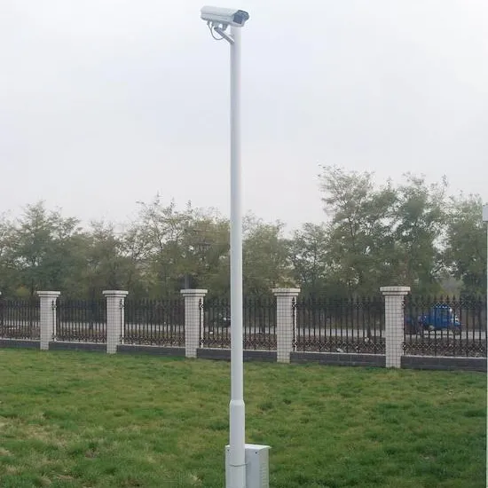 Anti-rust Traffic CCTV Camera Monitor Post Telescoping Pole Attachments