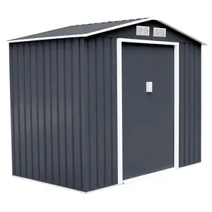 New style eco friendly metal shed garden storage shed outdoor tool house garden storage tool shed