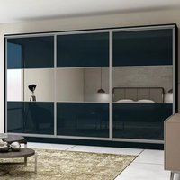 Armoire en blanc et chêne, lits pour ensemble de chambre à coucher Designs modernes