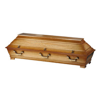 Venta caliente ataúd funerario de Paulownia, ataúd de madera barato