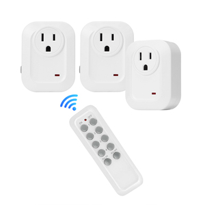 Max 10A không dây điều khiển từ xa cửa hàng 433.92MHz các nhà sản xuất cung cấp không dây Ổ cắm điện cắm - Product Image 2