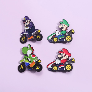 Bán Buôn Phim Hoạt Hình Phong Cách Ve Áo Pin Kẽm Hợp Kim Quần Áo Pins Metalicos Kế Hoạch Hat Pins Với Bù Đắp Màn Hình Lụa In Kỹ Thuật Số - Product Image 3