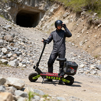 Nuevo Diseño de Scooter Todoterreno de Doble Motor, Batería de Litio de 48V, Plegable, para Adultos y Personas de Peso Pesado