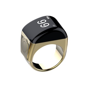 Equantu Tasbeeh Smart Ring Zikr Compteur en alliage de zinc Musulman Tasbih Compteur Numérique Azan Réveil Anneaux Intelligents pour Hommes - Product Image 3
