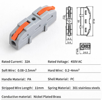 JINH Universal-Schnell spleiß anschlüsse 1P Zweiadrige Steck kabel anschlüsse für 0, 08-4 mm2 LED Power Electric Wire Copper Contact