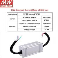 MEAN WELL XLG-20-L  89% Eff. Driver LED à courant constant, étanche IP67, sortie simple réglable 32,4-54 VDC, pour éclairage