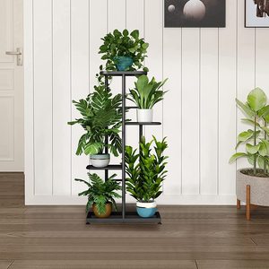 Soporte de Metal <span class=keywords><strong>para</strong></span> maceta de 4 niveles, estantería de exhibición <span class=keywords><strong>para</strong></span> maceta interior y exterior, <span class=keywords><strong>para</strong></span> Patio y jardín - Product Image 5