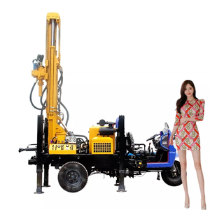 Máquina de perforación de pozos de agua sobre orugas 300M de profundidad - Product Image 1