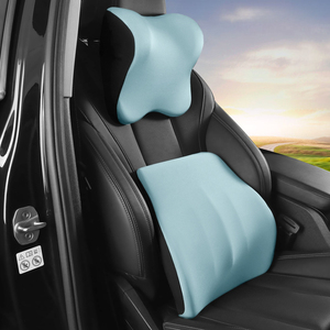 เบาะรองนั่ง หมอนรองศีรษะ ระบายอากาศได้ ถอดออกได้ เมมโมรี่โฟม เบาะรองหลัง หมอนรองคอ อุปกรณ์เสริมเก้าอี้ในรถยนต์ - Product Image 6