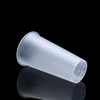 Offre Spéciale – Gobelets jetables transparents en PP de 700 ml à paroi simple, 95 mm, pour boissons chaudes et froides, avec couvercle, logo personnalisé, modèle Aifeng 008